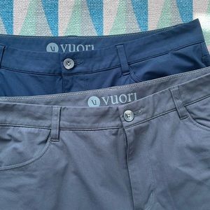 Two pair Vuori men’s pants EUC 36x30